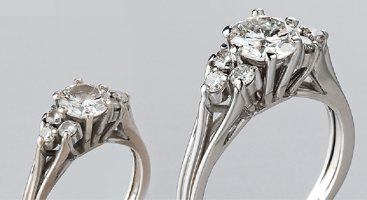 White gold diamond rings have become dull and grey