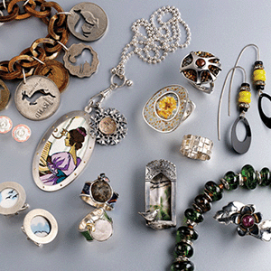 Jewellery collection using recycled items | Veronica Anderson Jewellery