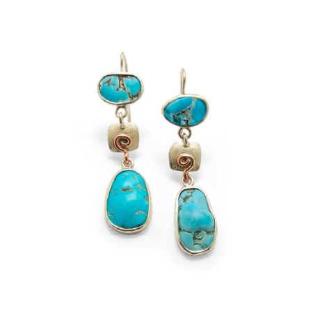 Birthstone Jewellery - December Turquoise | Earrings