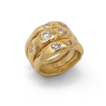 Birthstone Jewellery - April Diamond | Gold Diamond ring
