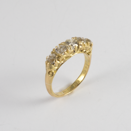 This beautiful Vintage ring needed some replacement diamonds and a bit of TLC.