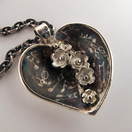 This pretty pendant and chain was made as a special token for the well-loved piano teacher.