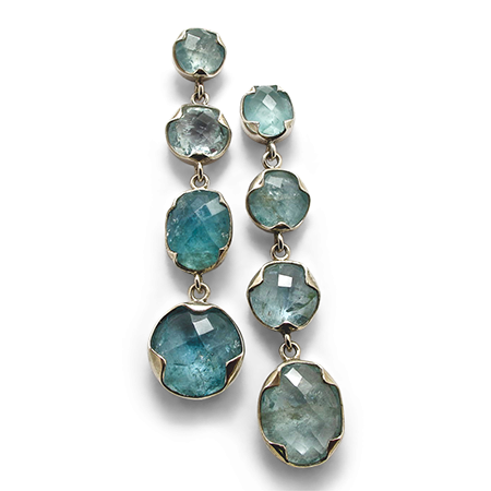 Aquamarine birthstone earrings jewellery 