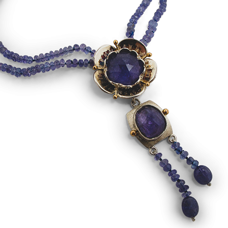 Birthstone jewellery - December Tanzanite | necklace and pendant