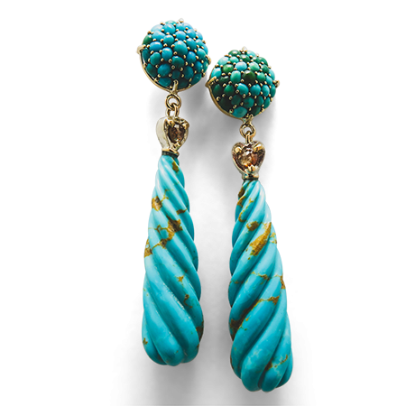 Birthstone jewellery - December Turquoise | earrings